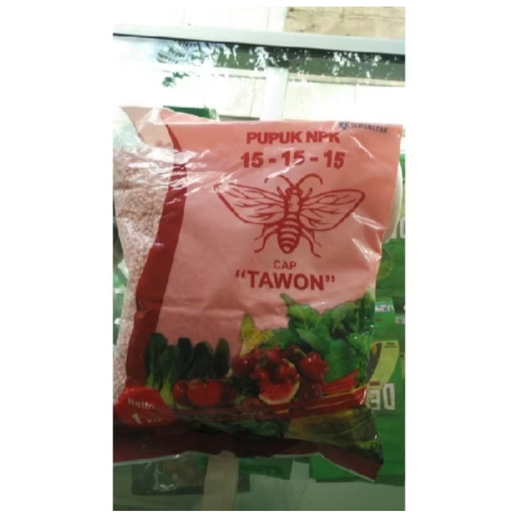 PUPUK NPK CAP TAWON 15 15 15 1 Kg