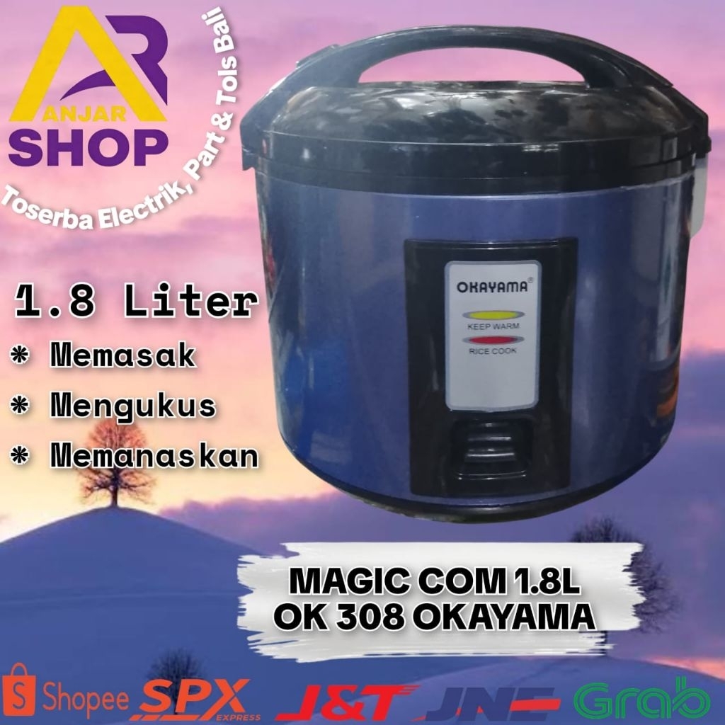 MAGIC COM 1.8 LITER OKAYAMA / MAGIC COM SERBAGUNA / MAGIC COM 3 IN 1