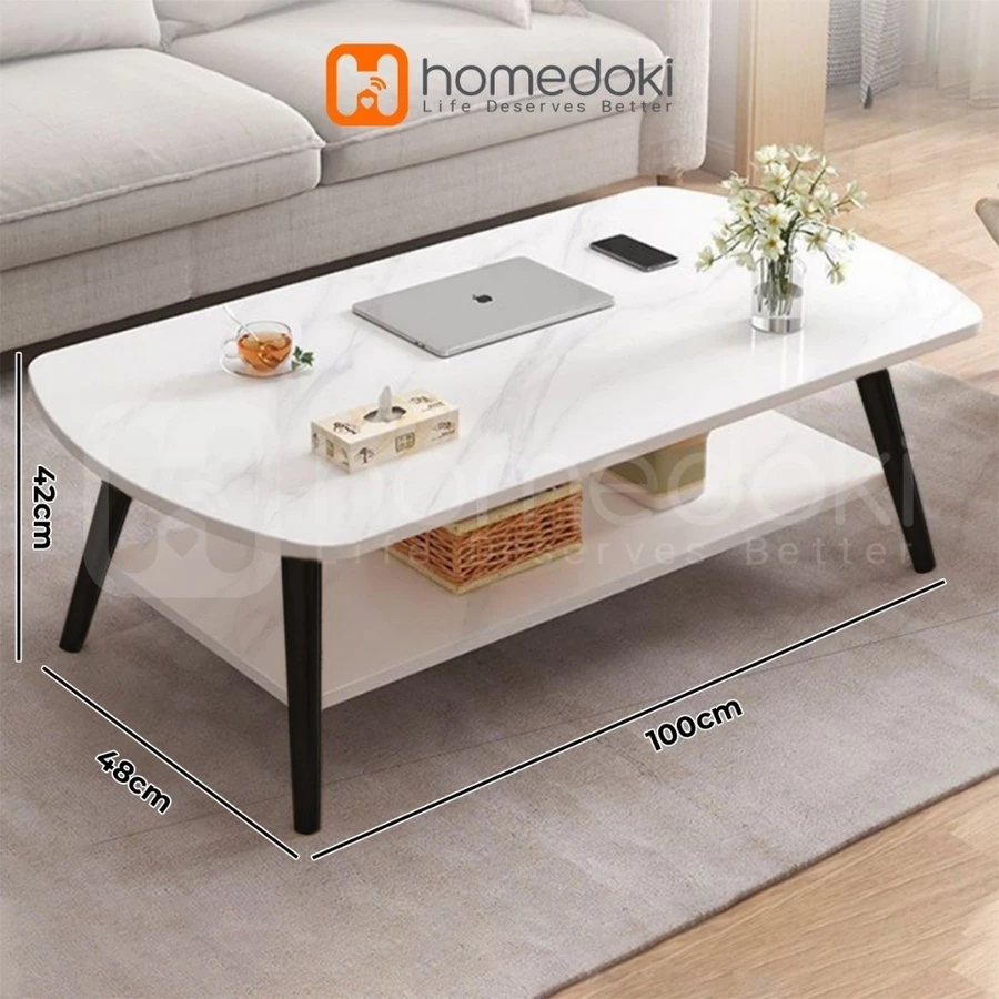 Homedoki Meja tamu / Coffee table / Meja Kopi / Meja Coffee Minimalis / Meja Tamu Minimalis Modern /