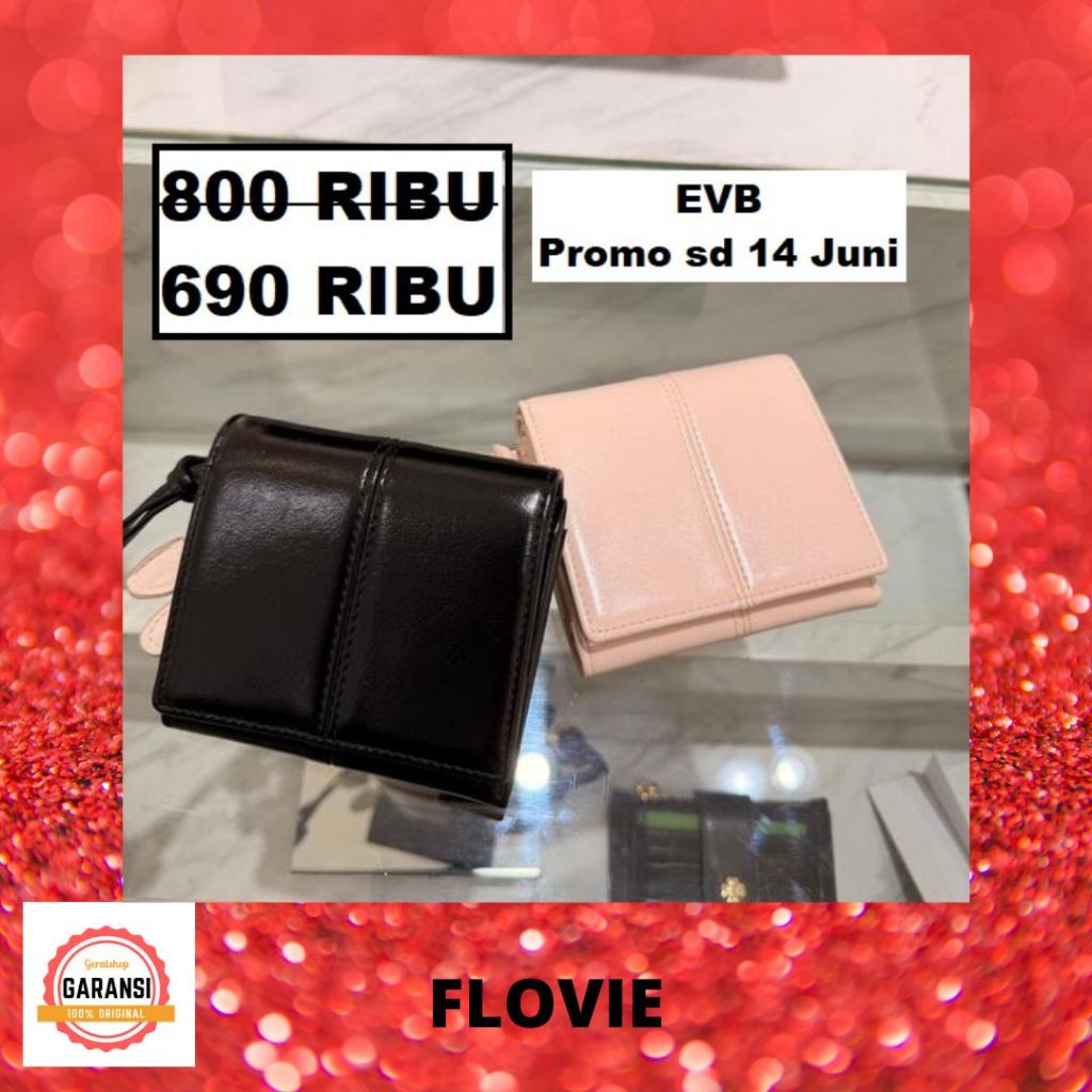 Dompet EVB wanita sale FLOVIE wallet 100% original store