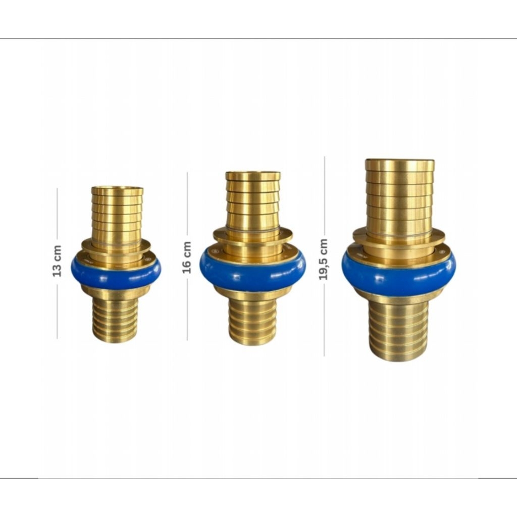 IWA House Coupling Machino Alloy Gold Color 2,5" / Coupling IWA 2,5inch