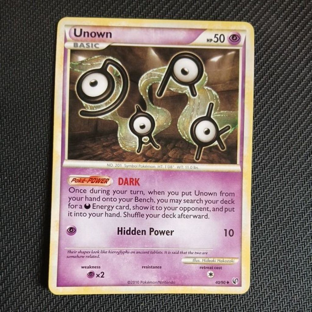 POKEMON UNOWN 40 DARK UNDAUNTED NON FOIL SINGLES
