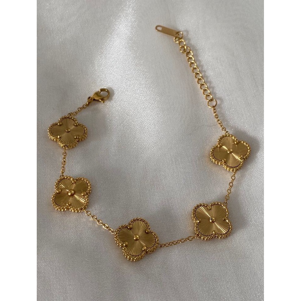 Gelang Emas Fashion alhambra 8K