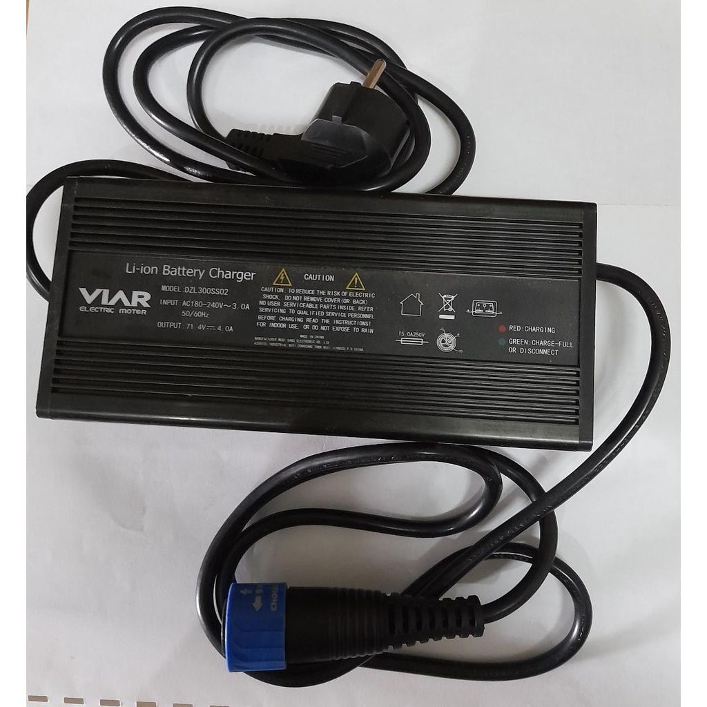 CHARGER BATERAI MOTOR LISTRIK VIAR NEW Q1