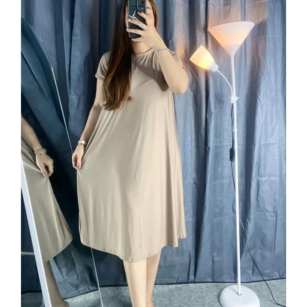 Daster Mola Spandek Premium Model Polos Terbaru