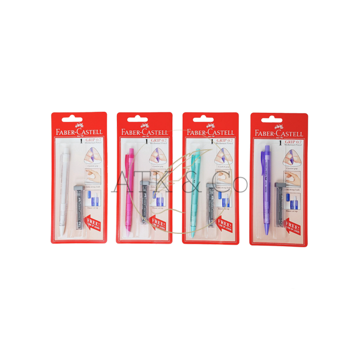 Pensil Mekanik Faber Castell Econ Set 0.7mm - Mechanical Pencil Faber-Castell 0,7 mm