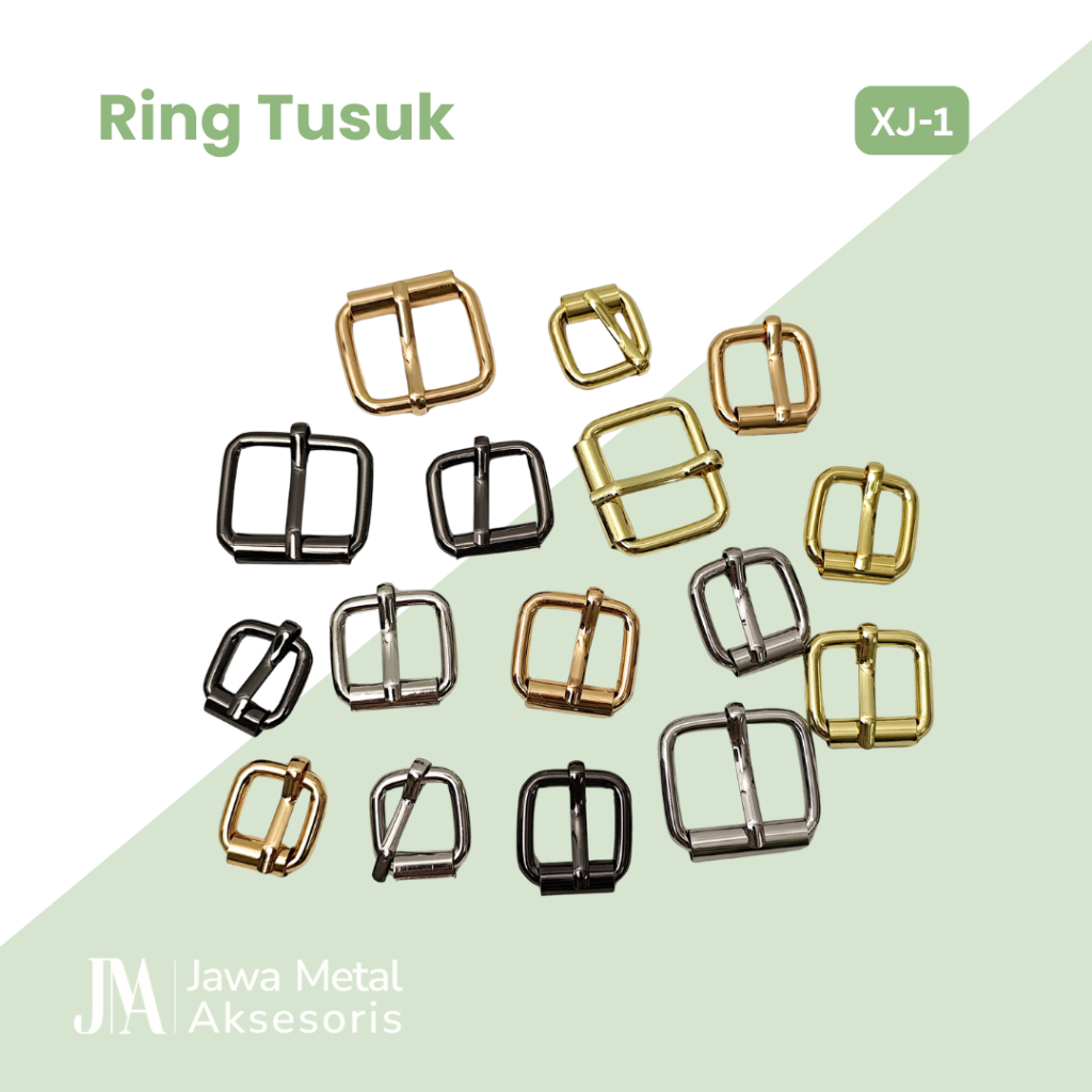 Ring Tusuk Besi Tas Gesper Selempang Aesthetic JMA Iron Buckle XJ-1