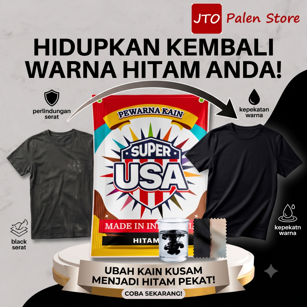 Wenter SUPER Pekat - Pewarna Tekstil - Wenter USA Pewarna Kain