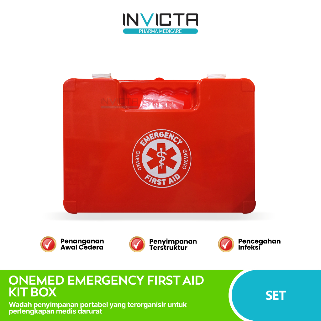 Onemed Emergency First Aid Kit Box - SET