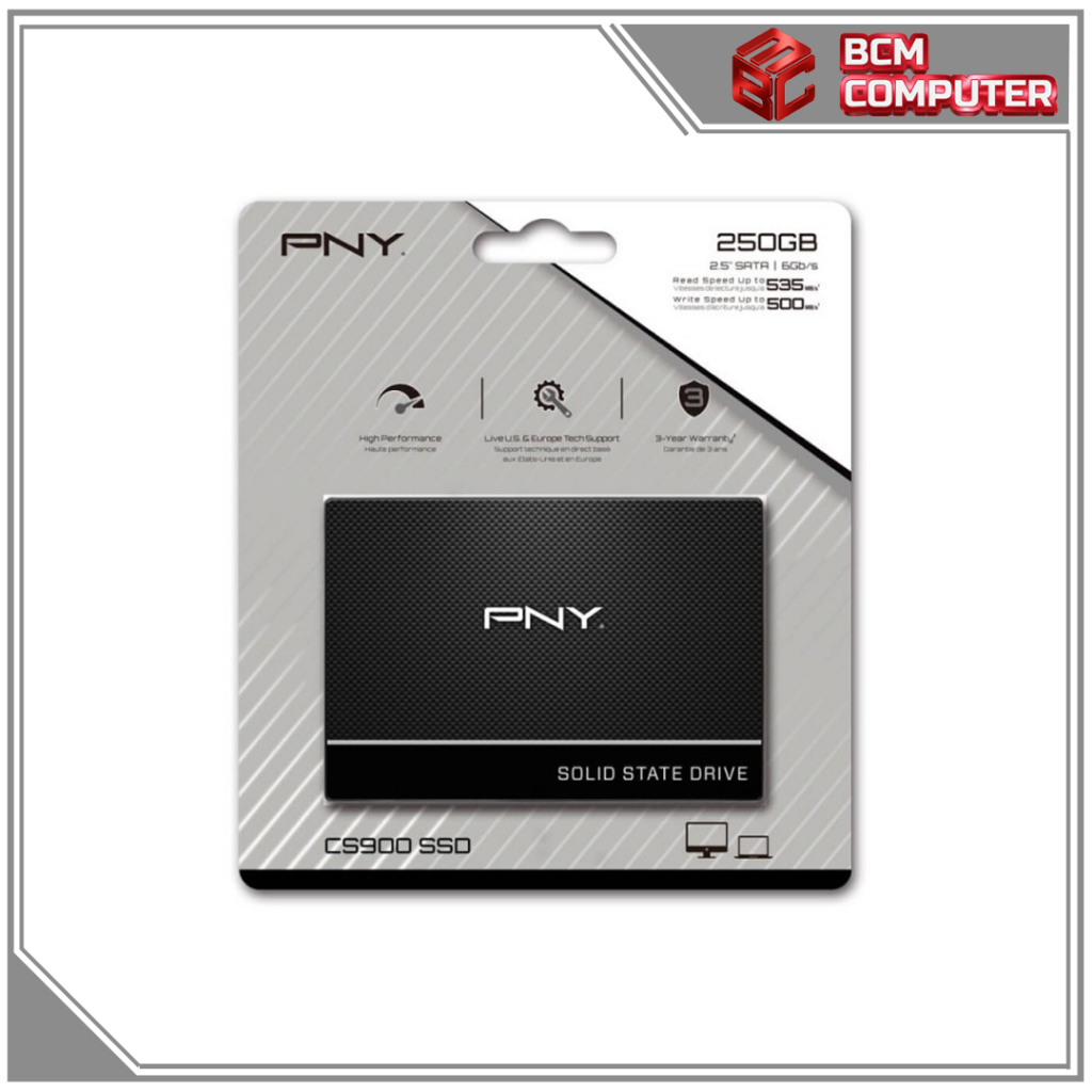 SSD PNY CS900 2,5" SATA III 250 GB