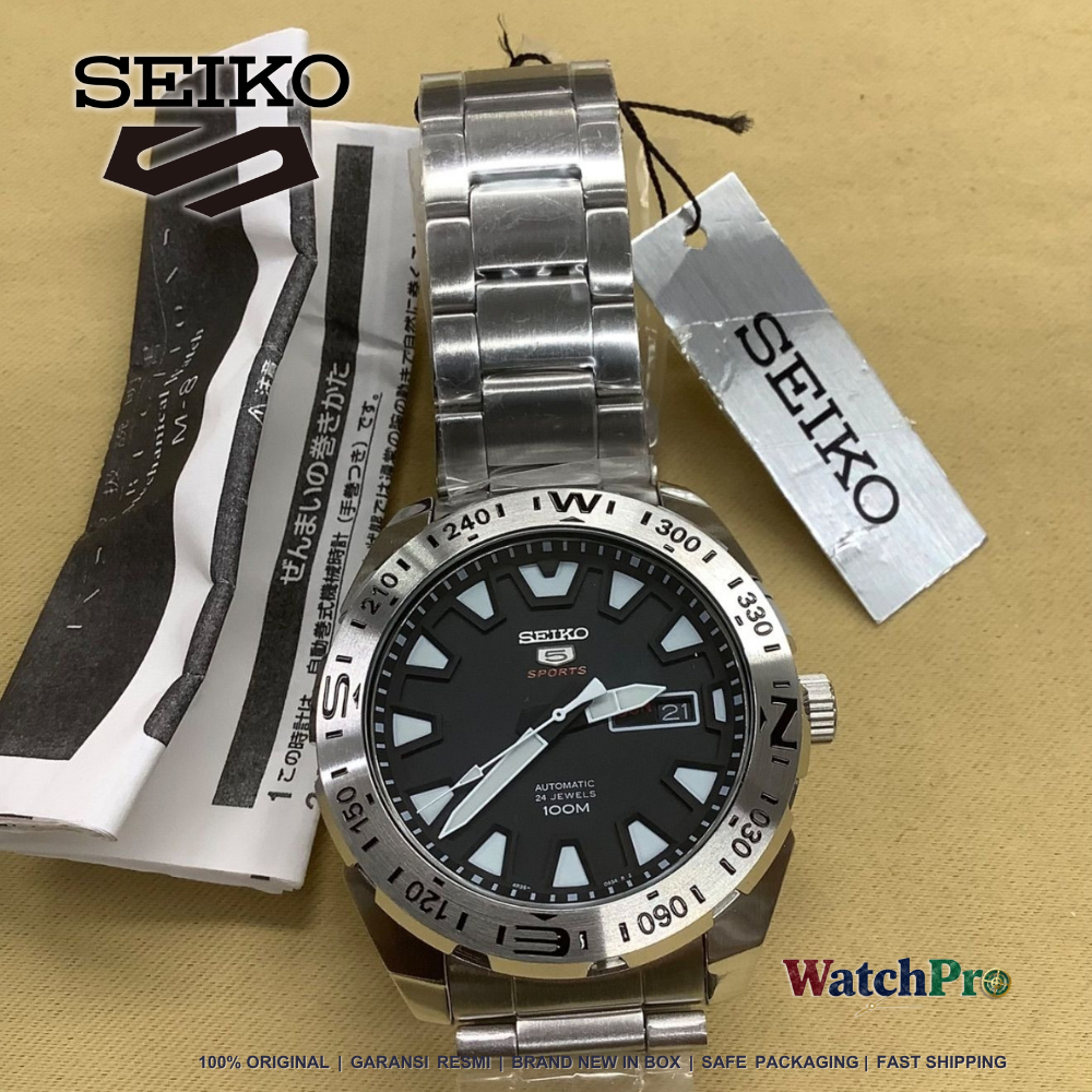 Seiko 5 Sports SRP739 SRP739K1 Automatic 24 Jewels Jam Tangan Pria