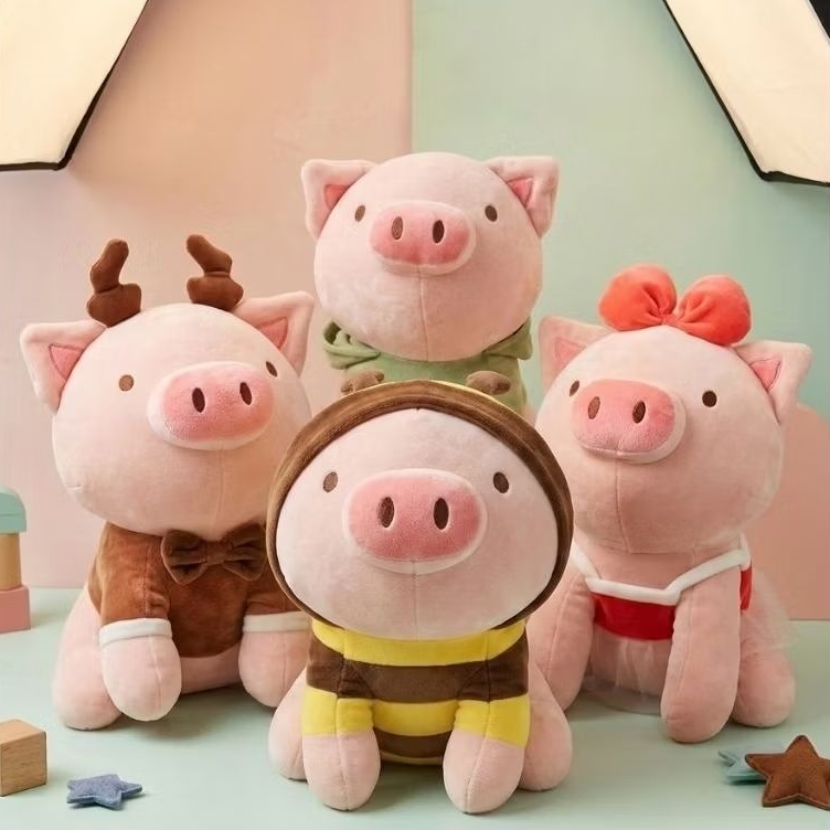 Miniso Boneka Babi Costume Lucu - Miniso costume of cute pork dolls Plush Toy
