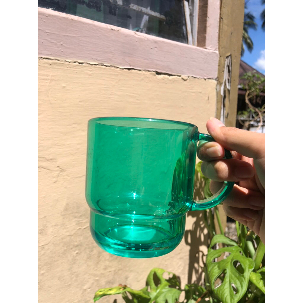 NEW TUPPERWARE CLEAR MUG