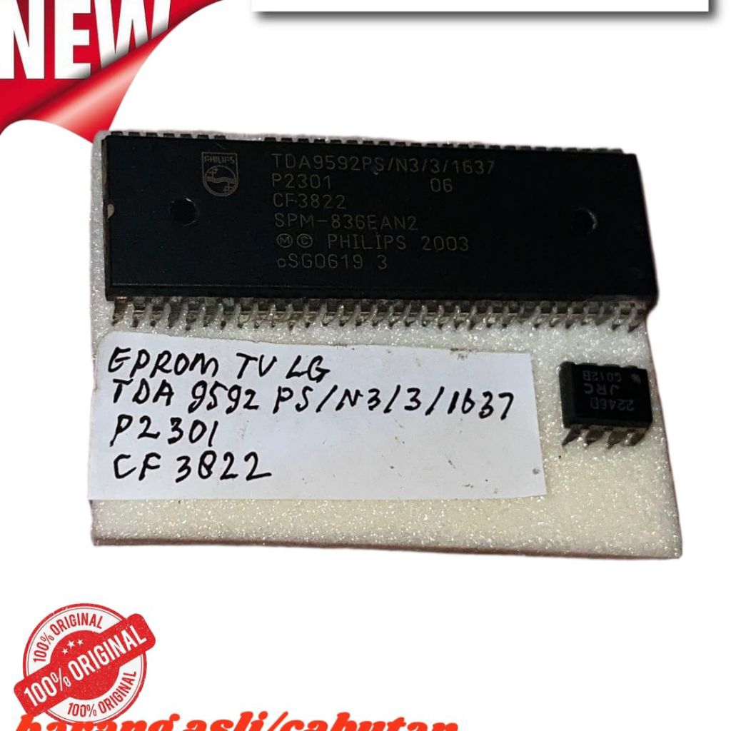 IC PROGRAM EPROM TV LG TDA 9592PS/N3/1673P2301