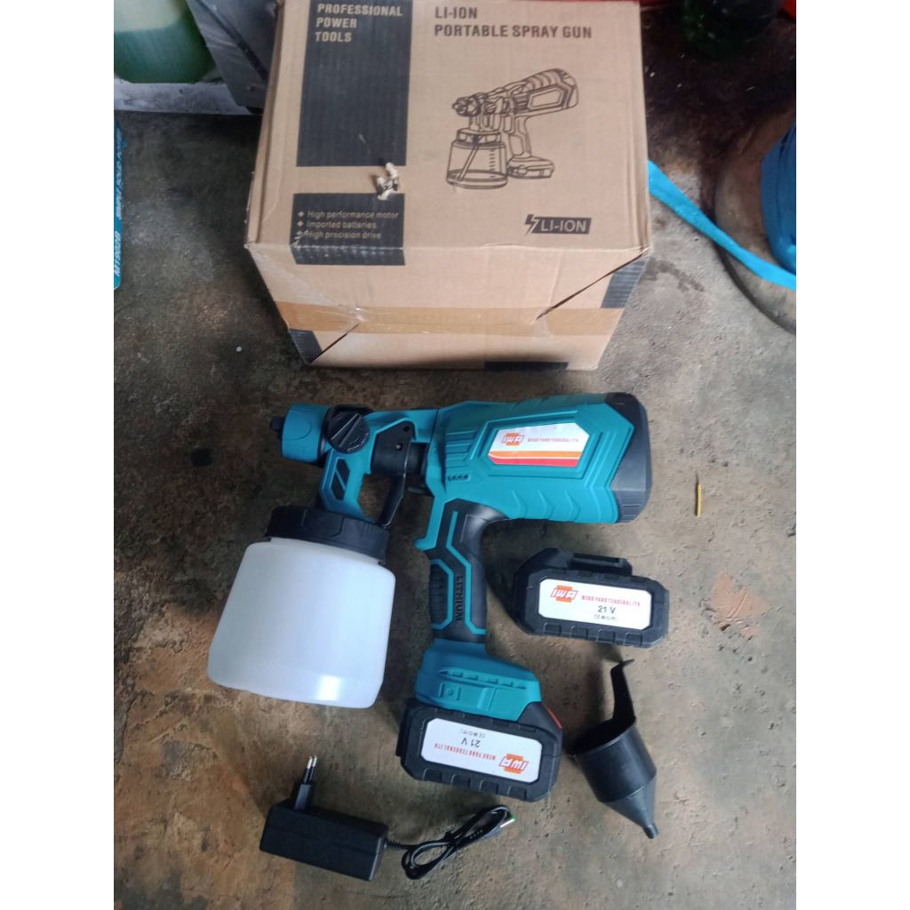 IWA - SPRAY GUN CAT 2 BATERAI/ALAT SEMPROT CAT ELEKTRIK