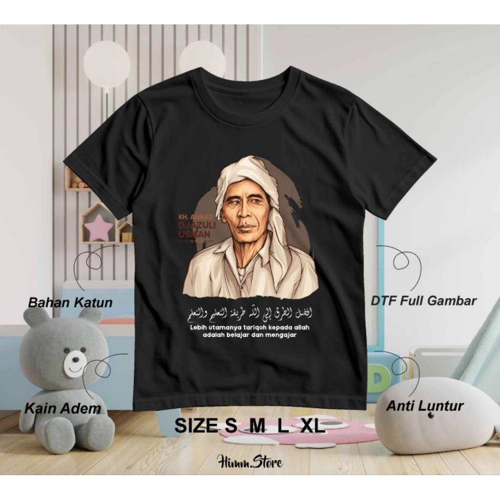 Exclusiv Kaos Anak Sang Kyai DJAZULI USMAN Ploso Kediri Bahan Katun Nyaman Dipakai