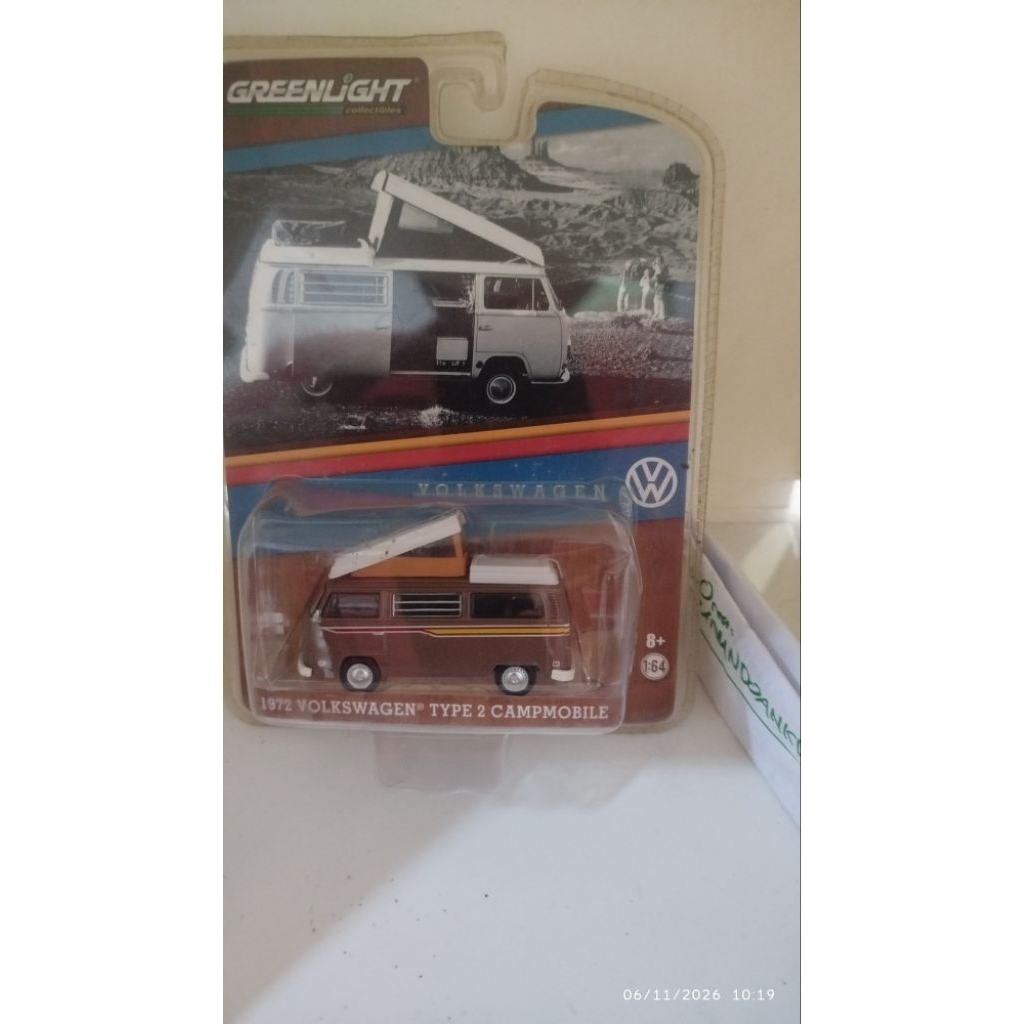 GREENLIGHT - 1972 VOLKSWAGEN TYPE 2 CAMPMOBILE bnib