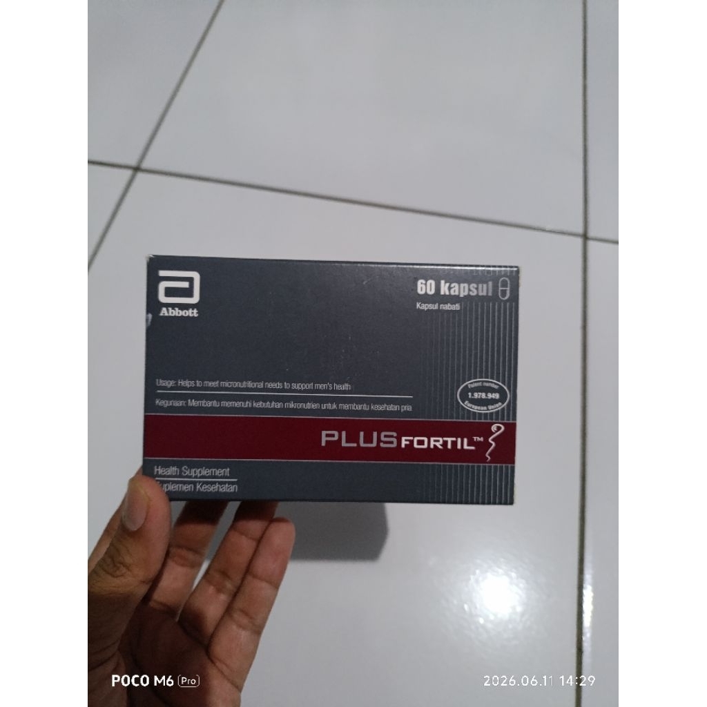 Plusfortil Kapsul 60 Kapsul - Suplemen Kesuburan Pria dengan Vitamin E & Zinc