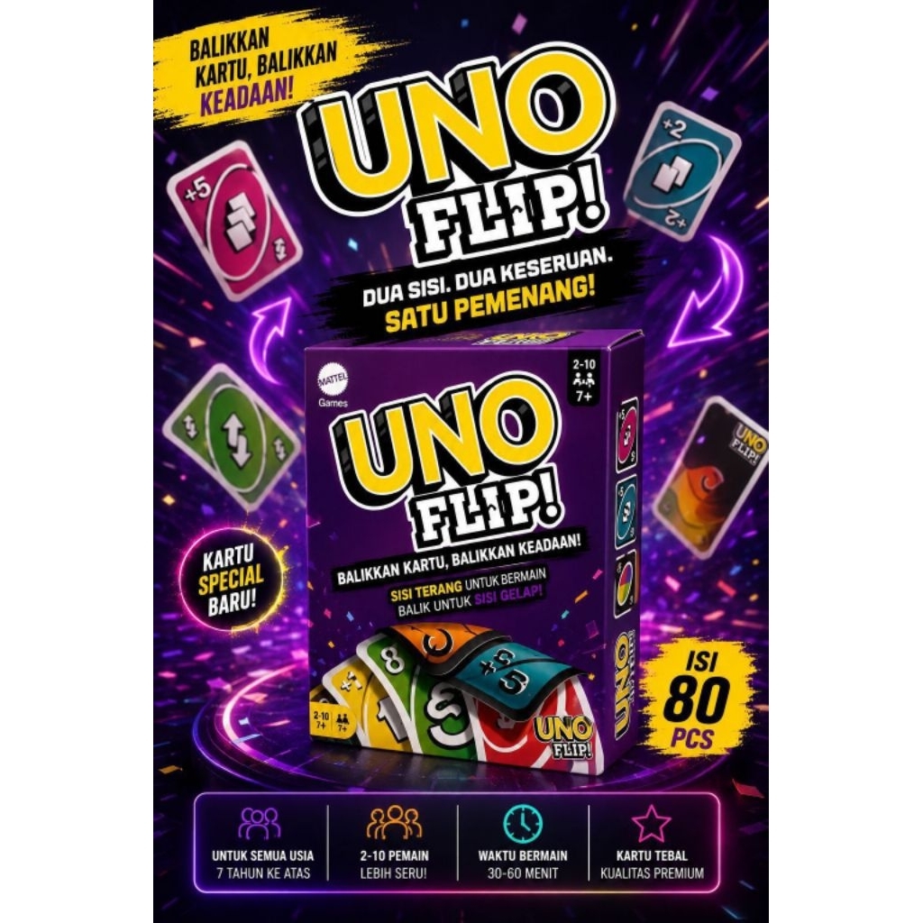 UNO FLIP // GAME UNO FLIP
