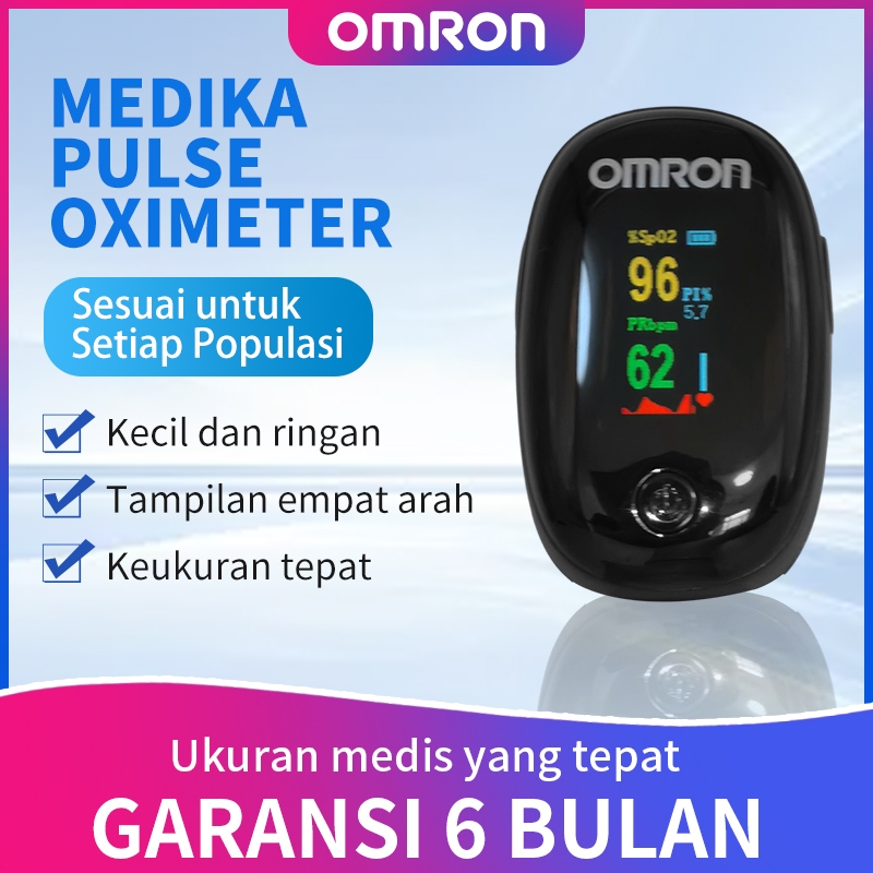 Omron Oximeter Mini Finger Pulse Monitor Akurat