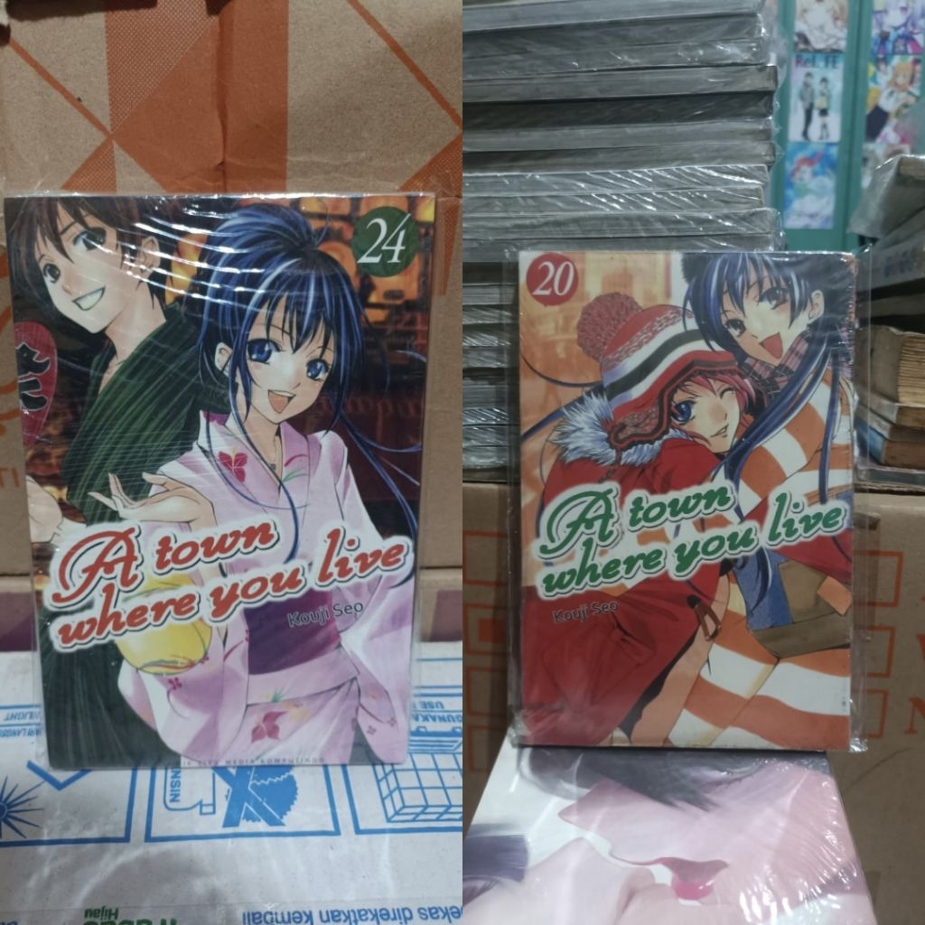 Komik A town where you live 20,24 segel / komik a town where you live vol 20,24 segel