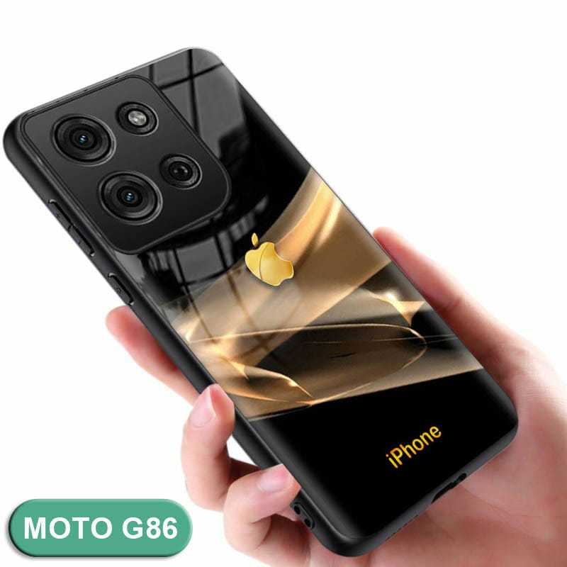 SoftCase Glass Kaca MOTOROLA G86 POWER - Casing HP MOTOROLA G86 POWER - N02