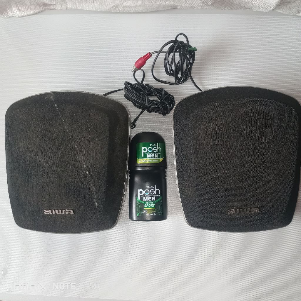 SPEAKER SYSTEM PASIF AIWA IMPEDANCE 8 OHM MUSIC POWER 40 WATT ORIGINAL AIWA