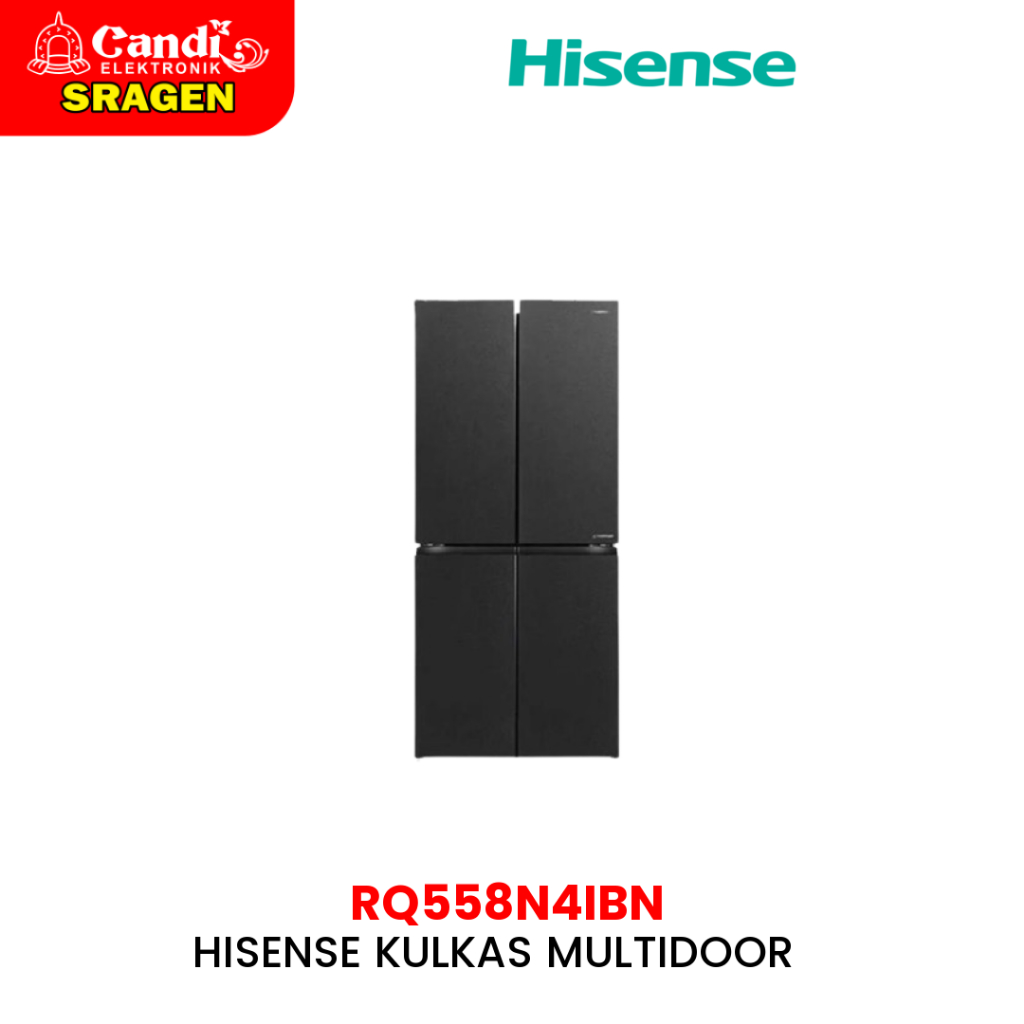 HISENSE Kulkas Multidoor 4 Pintu 467L Inverter Pro - RQ558N4IBN