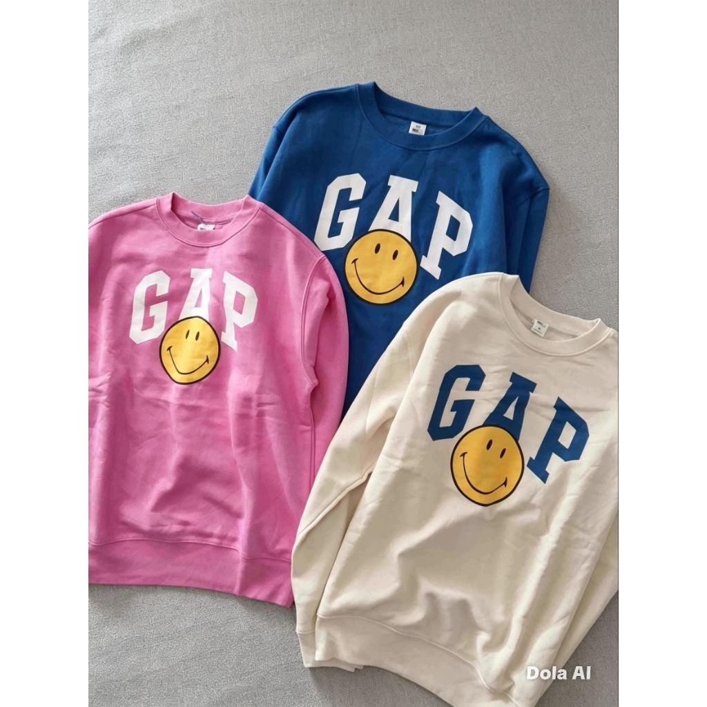 SMILEY ORIGINAL GAP RELAXED SWEATSHIRT - CN PEREMPUAN