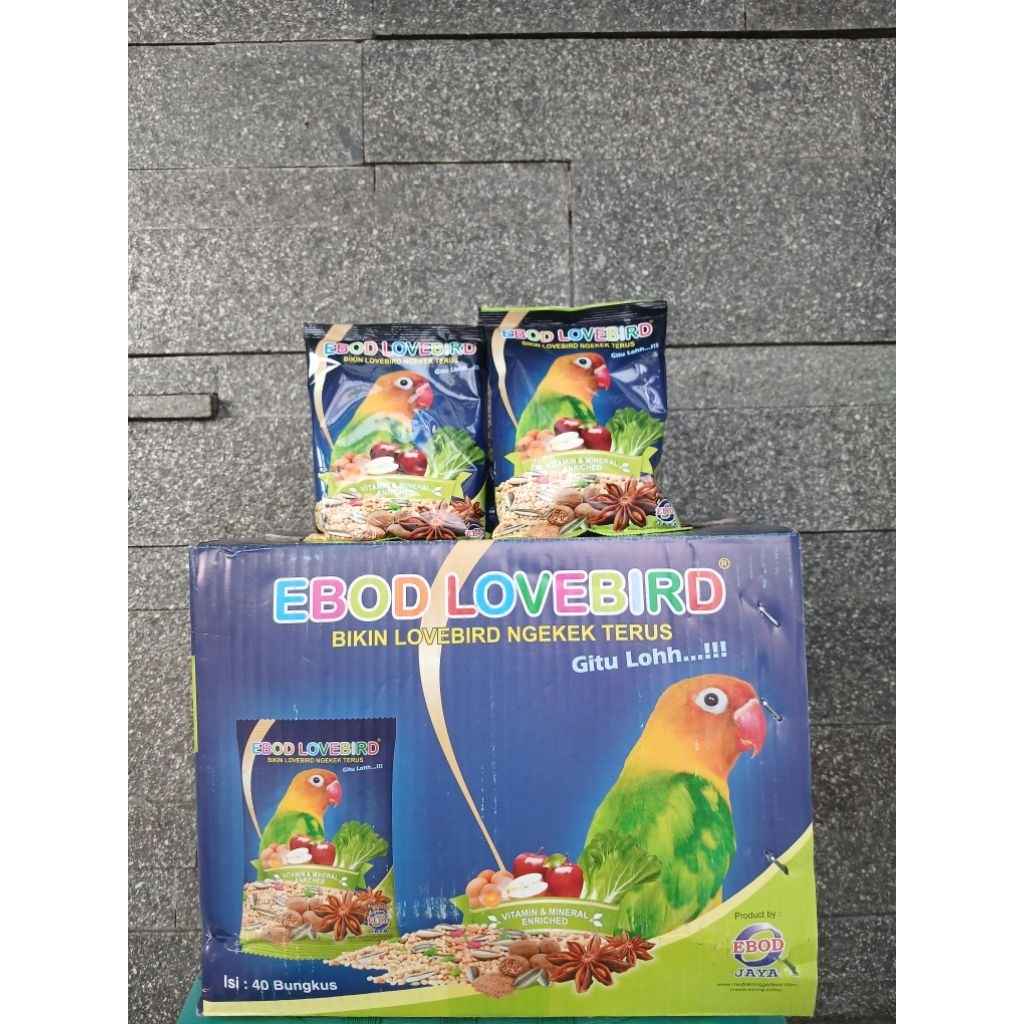 EBOD LOVEBIRD 1 DUS ISI 40 PCS 100% ORIGINAL EBOD JAYA