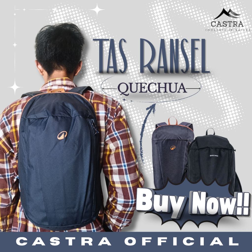 Tas Ransel / Daypack Quechua Kapasitas 10 Liter Outdoor