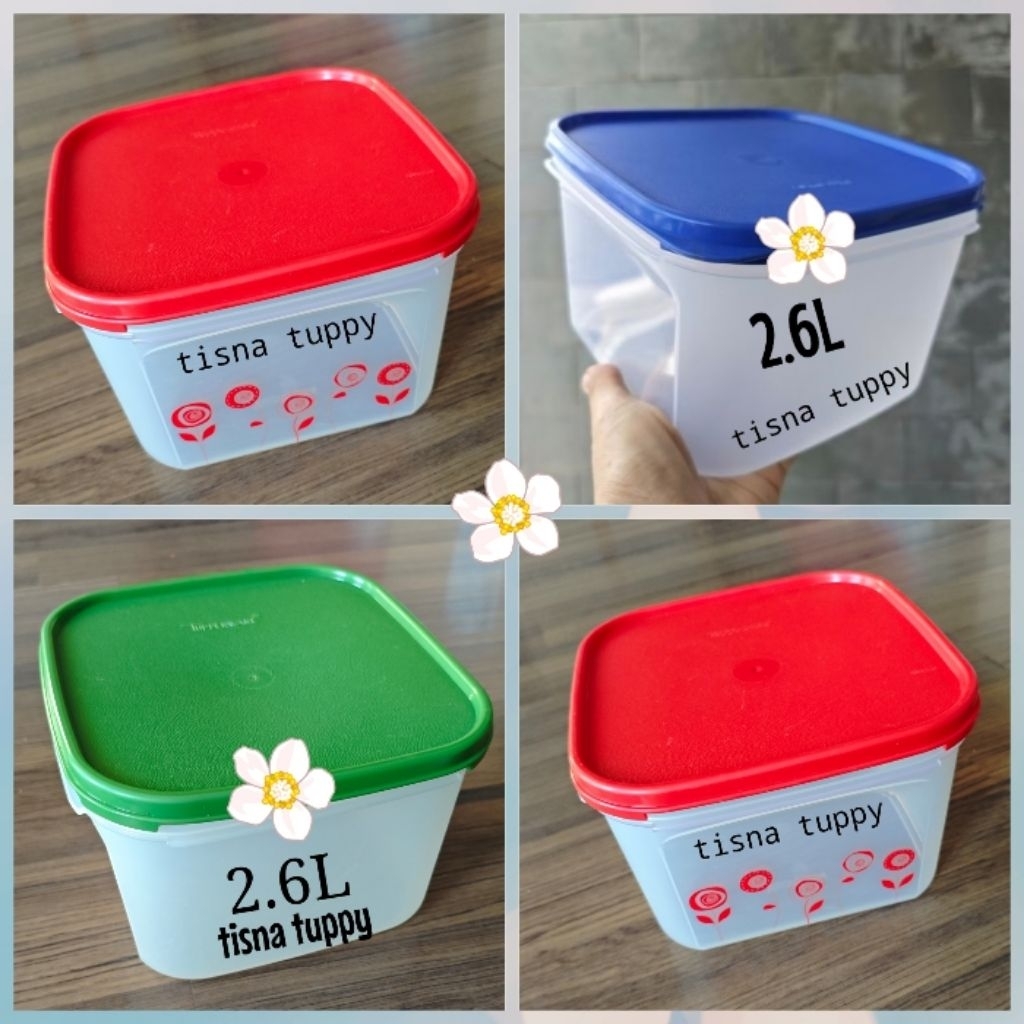 MM square #2 TOPLES dan TUTUP MM square 2.6 liter WARNA LAMA