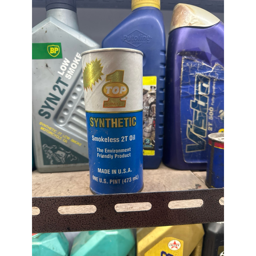 oli samping top1 kaleng original stok lama