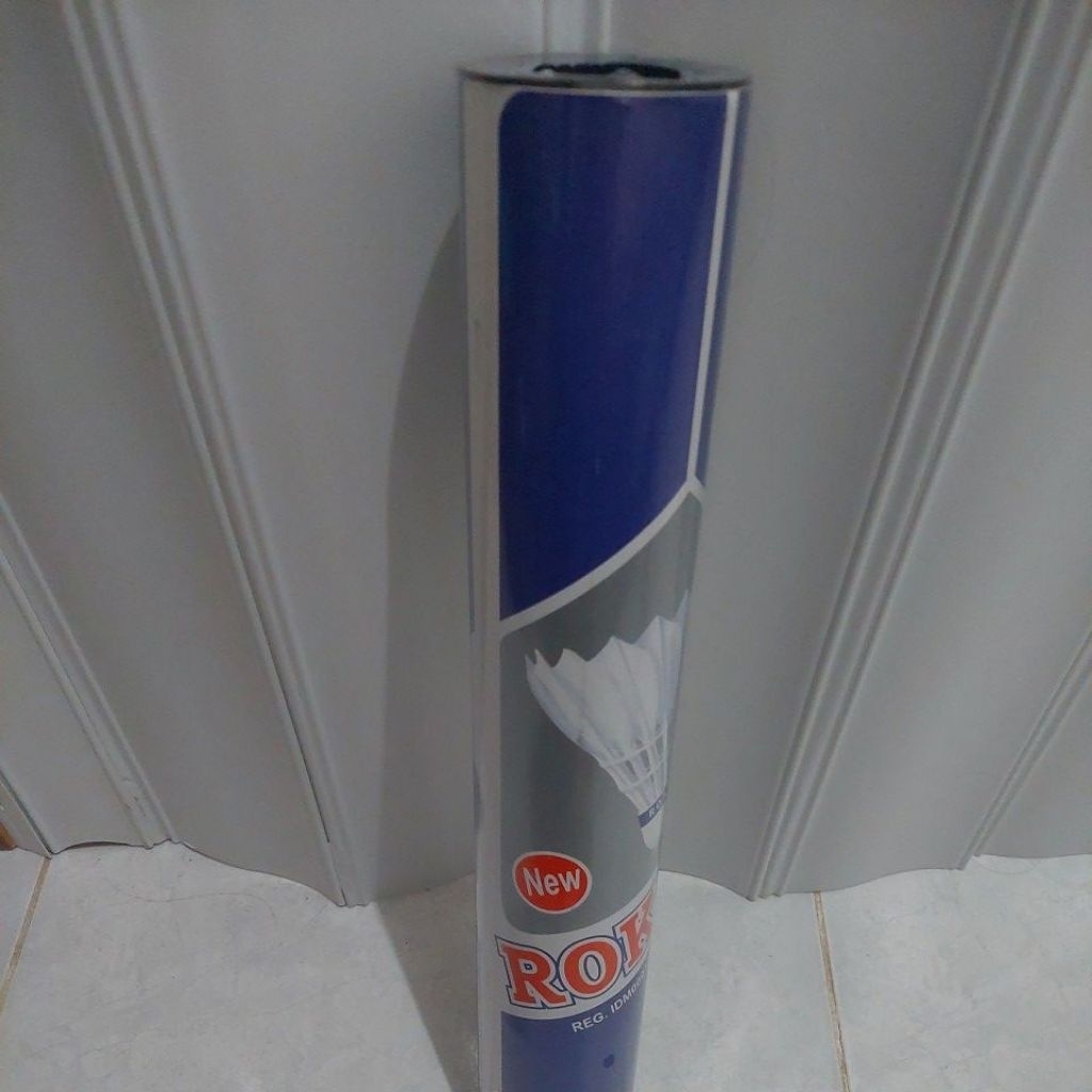 Shuttle cock badminton, kok badminton, Roket biru