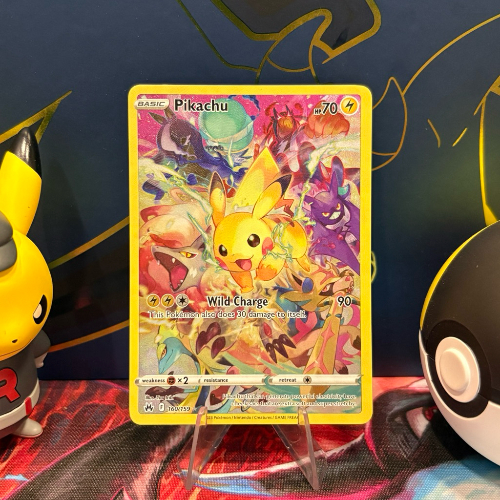 Pikachu 160/159 ENG - Secret Rare Full Art - Crown Zenith - Pokemon TCG