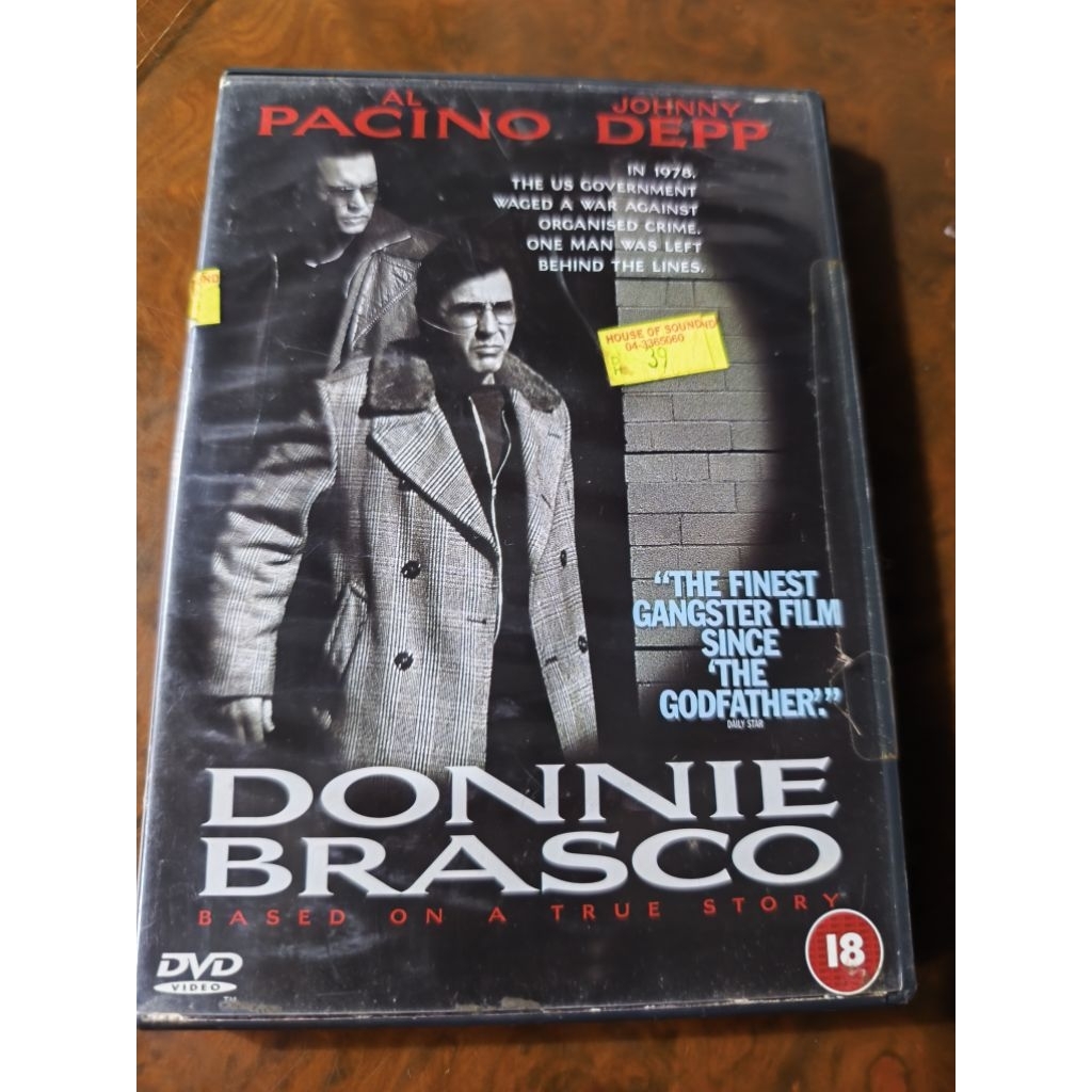DVD ORIGINAL DONNIE BRASCO based on true story
