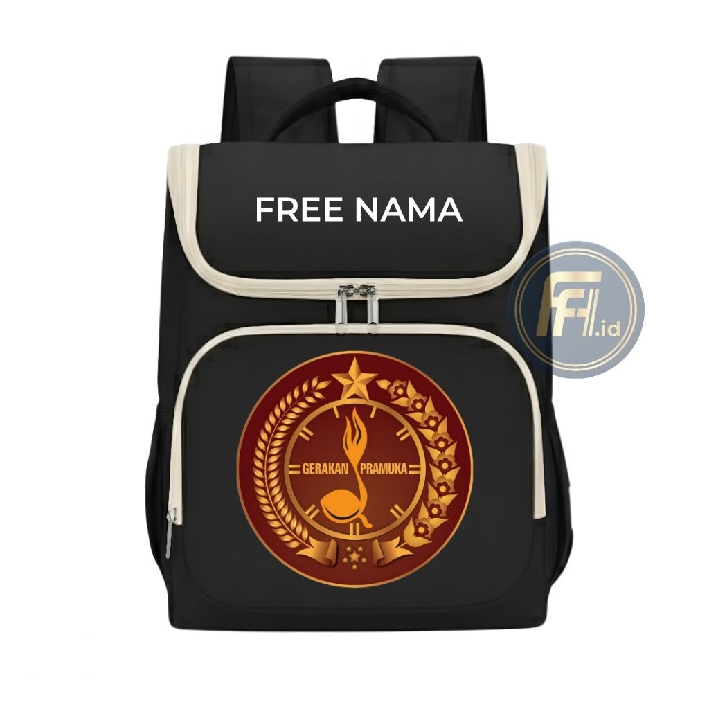 Tas Ransel Anak Gerakan Pramuka Ransel Backpack Anak Sekolah TK SD Free Nama
