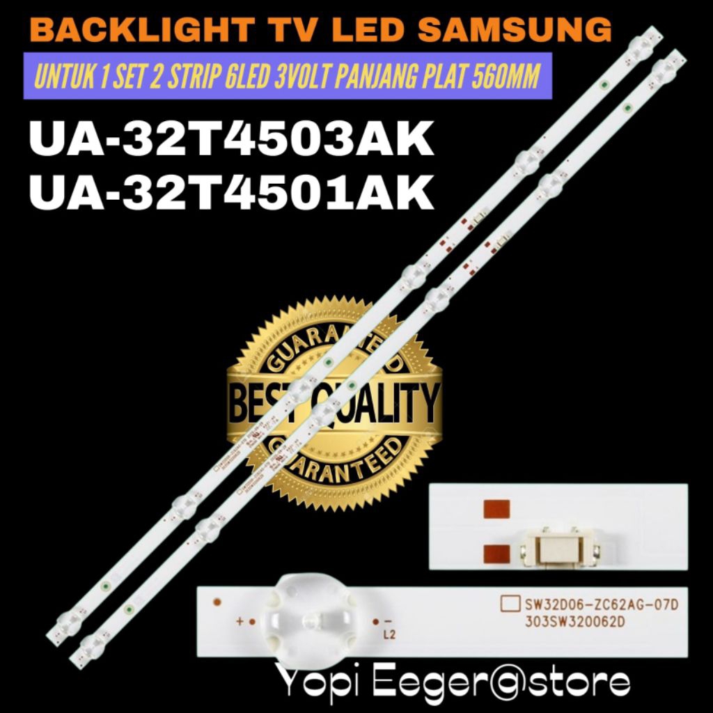 BACKLIGHT TV LED SAMSUNG 32 INCH UA-32T4503AK- UA-32T4501AK BACKLIGHT TV LED SAMSUNG 32 INCH