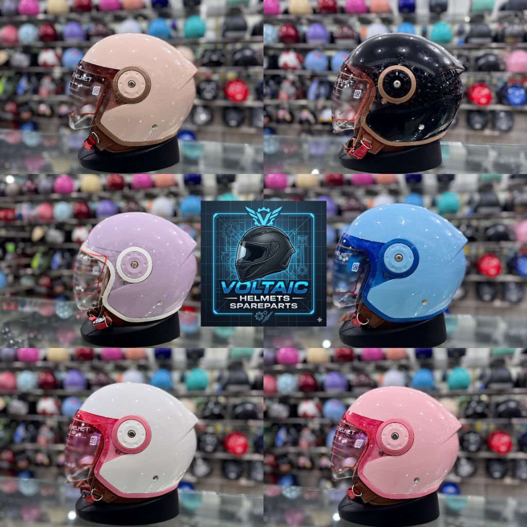 Helm R SIX RSIX Kaca Gradiasi / Helm Hijab R-SIX Verona