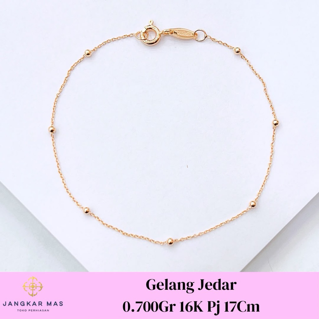 GELANG JEDAR GOLD 0.700GR KADAR 16K