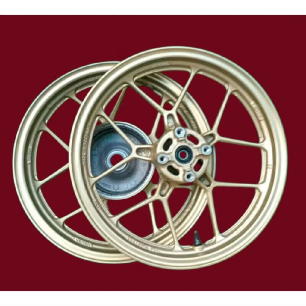 VELG PELEK HONDA VARIO 125/150 LED OLD 100%ORIGINAL COPOTAN WARNA GOLD TINGGAL PASANG