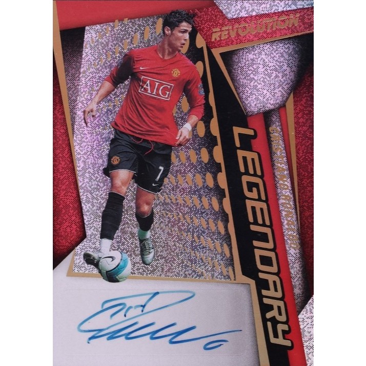 Fullprint Replica Kartu Mainan Anak Jadul Bola tanda tangan Ronaldo legendary 2008