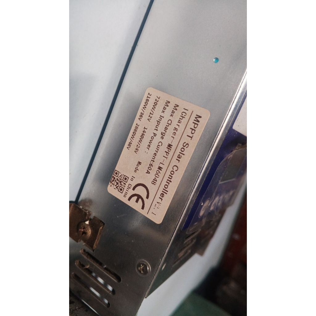 mppt 60a bekas normal bagus