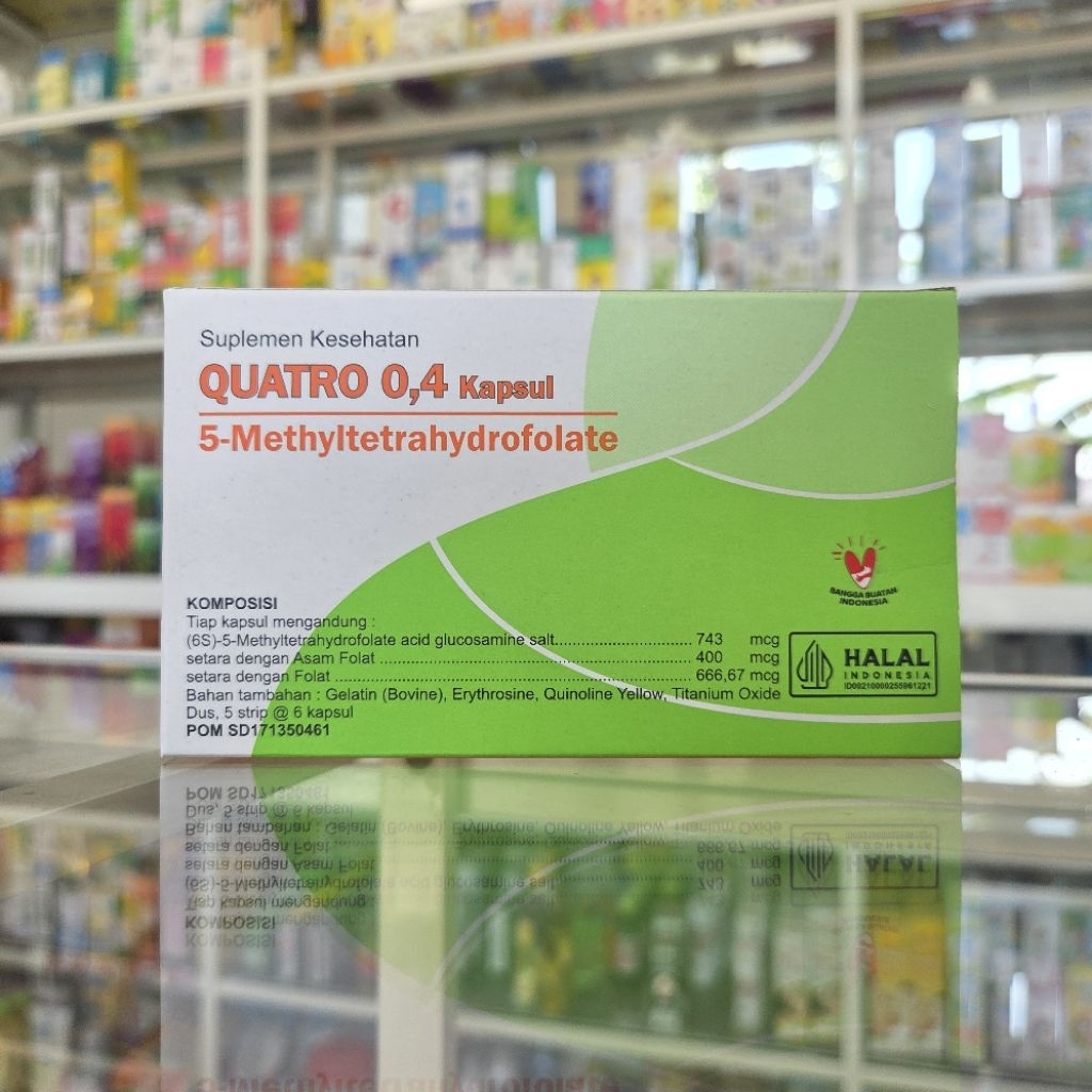 QUATRO 0.4 Suplemen Kesehatan 1 box (isi 30 butir)