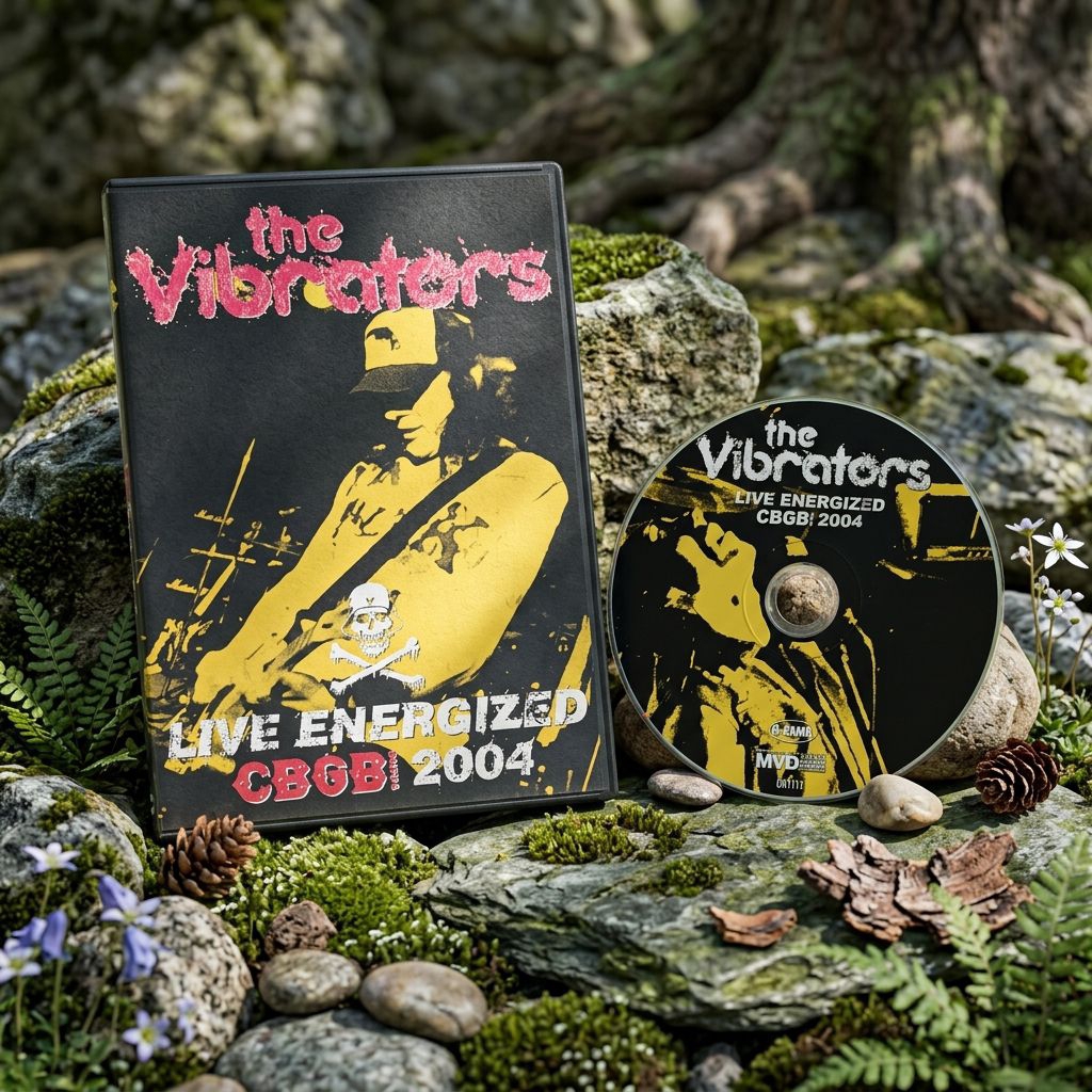 Dvd Original The Vibrators - Live CBGB 2004 Made In USA