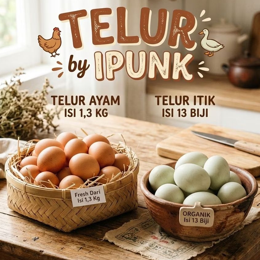 TELUR AYAM & TELUR ITIK | INSTAN BANJARMASIN