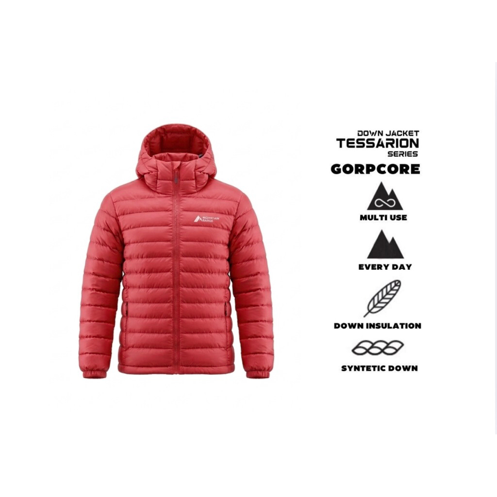 mountainrange tessarion gorpcore puffer jaket gelembung-jaket musim dingin-jaket winter-jaket mendak