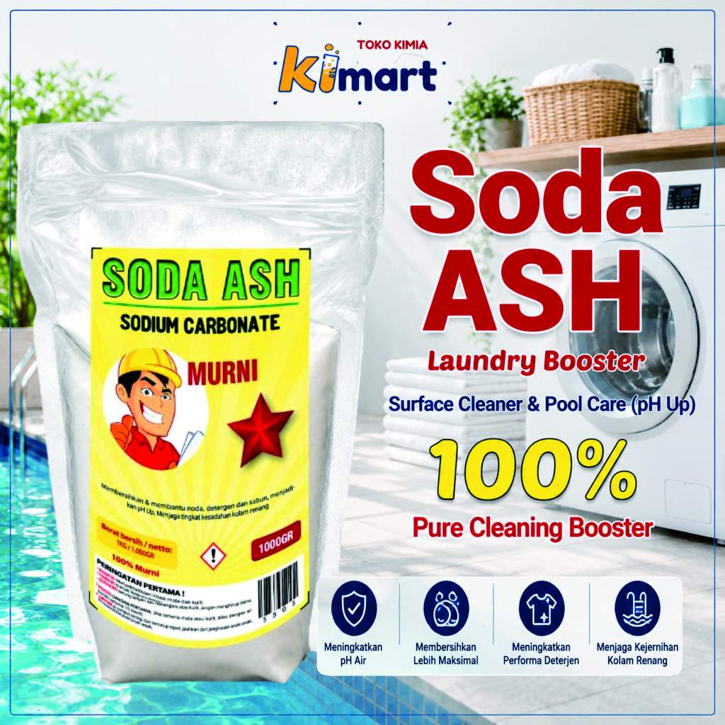 Soda Ash  soda ash dense ansac soda abu 1kg