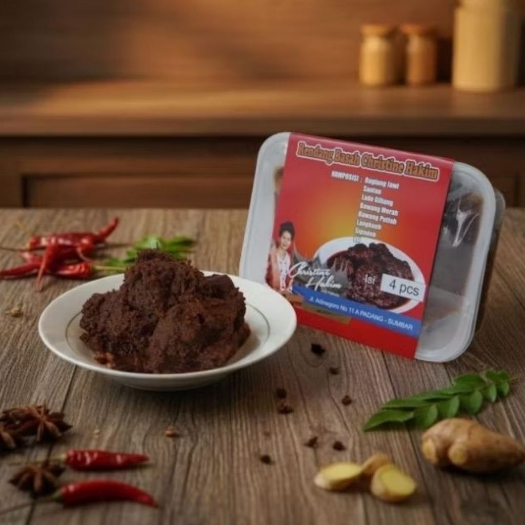 Rendang Daging / Rendang Padang / Rendang Basah Christine Hakim Botol