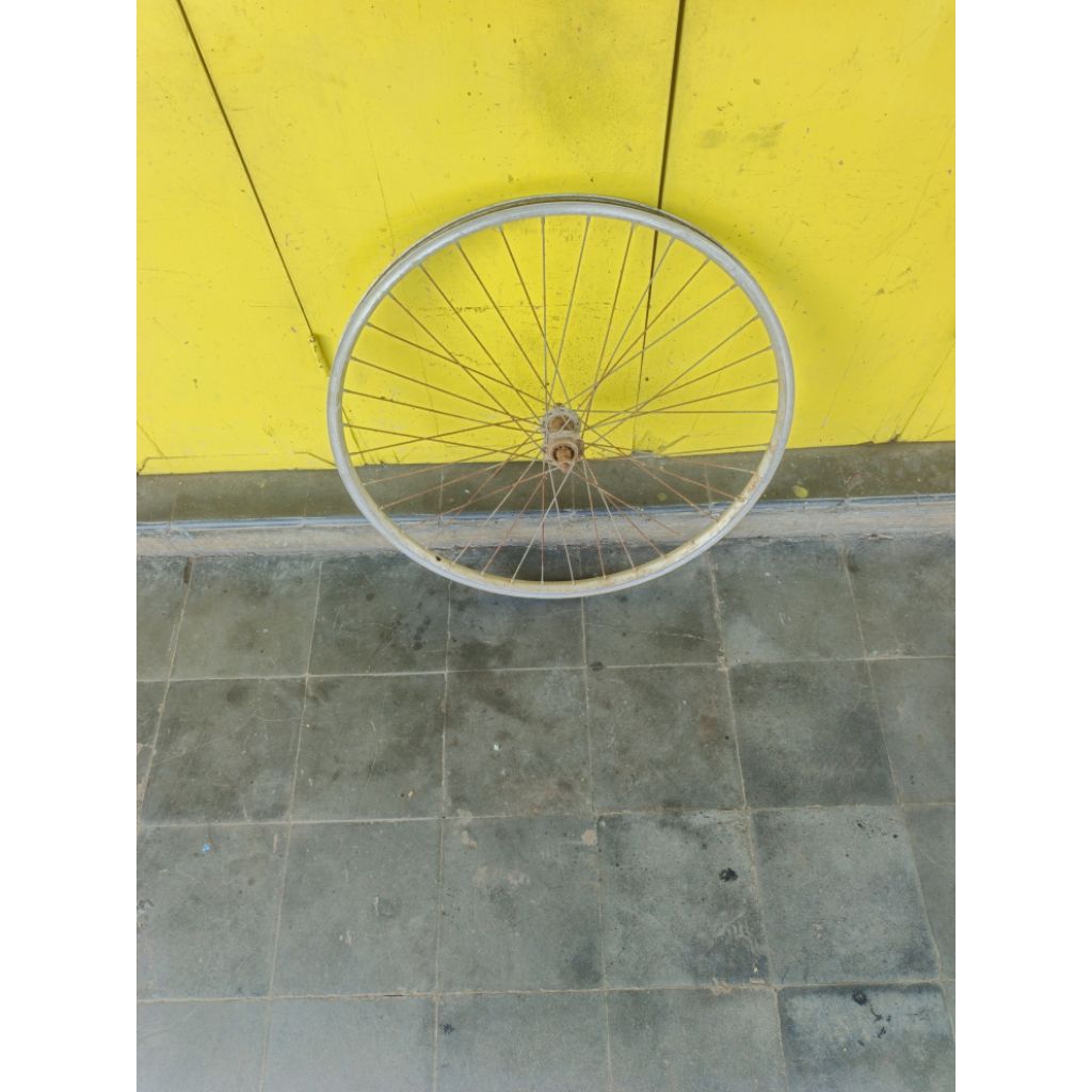 velk sepeda mtb 26 alloy depan saja layak pakai